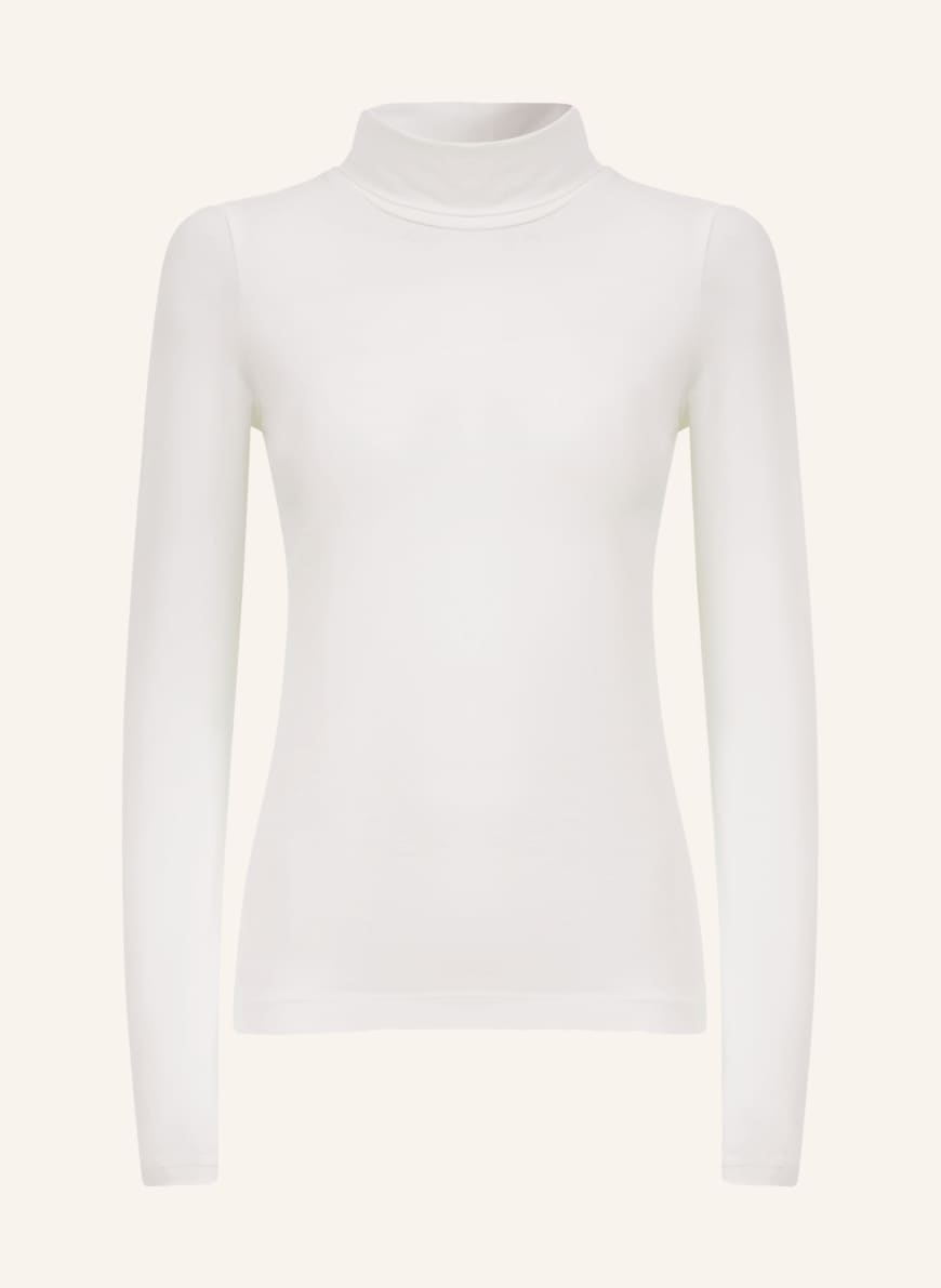 Ladies white polo neck store