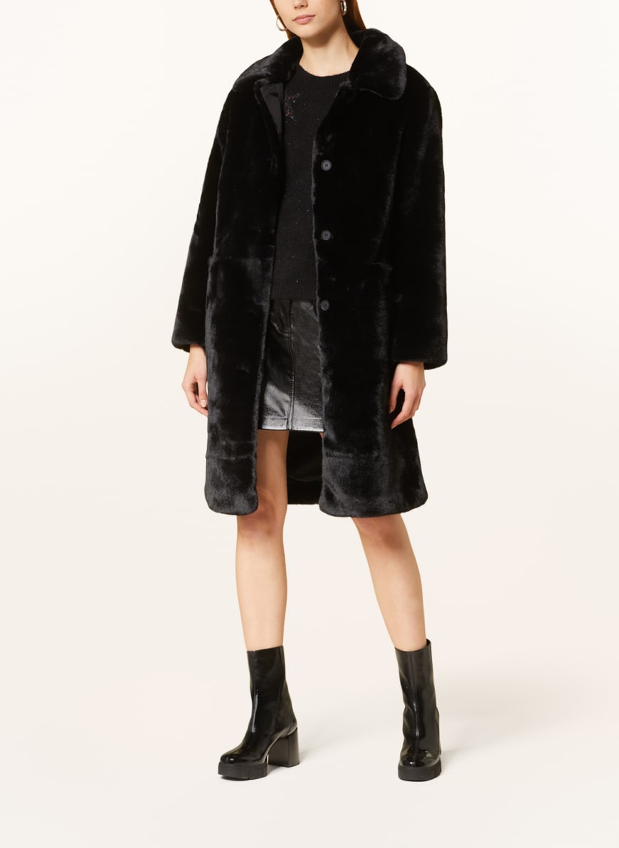 All saints hotsell fur coat