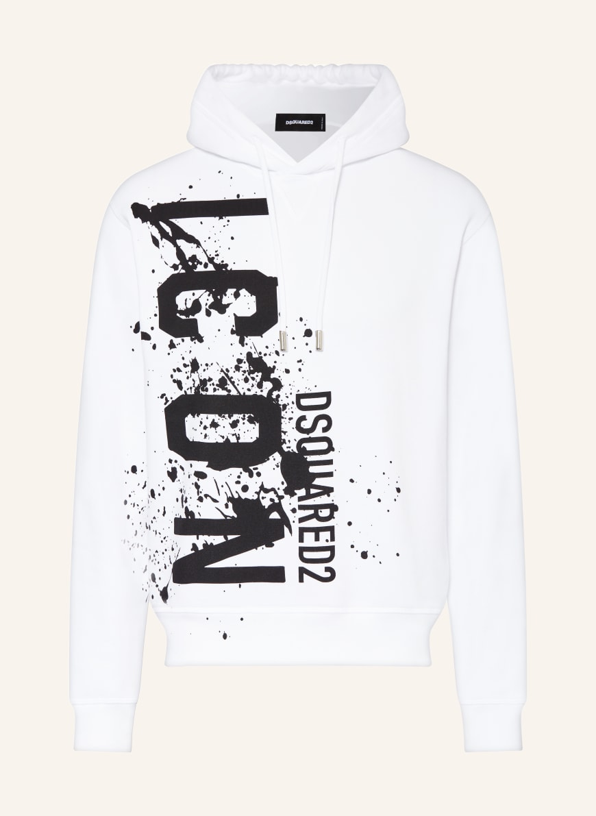 Dsquared new arrivals white hoodie