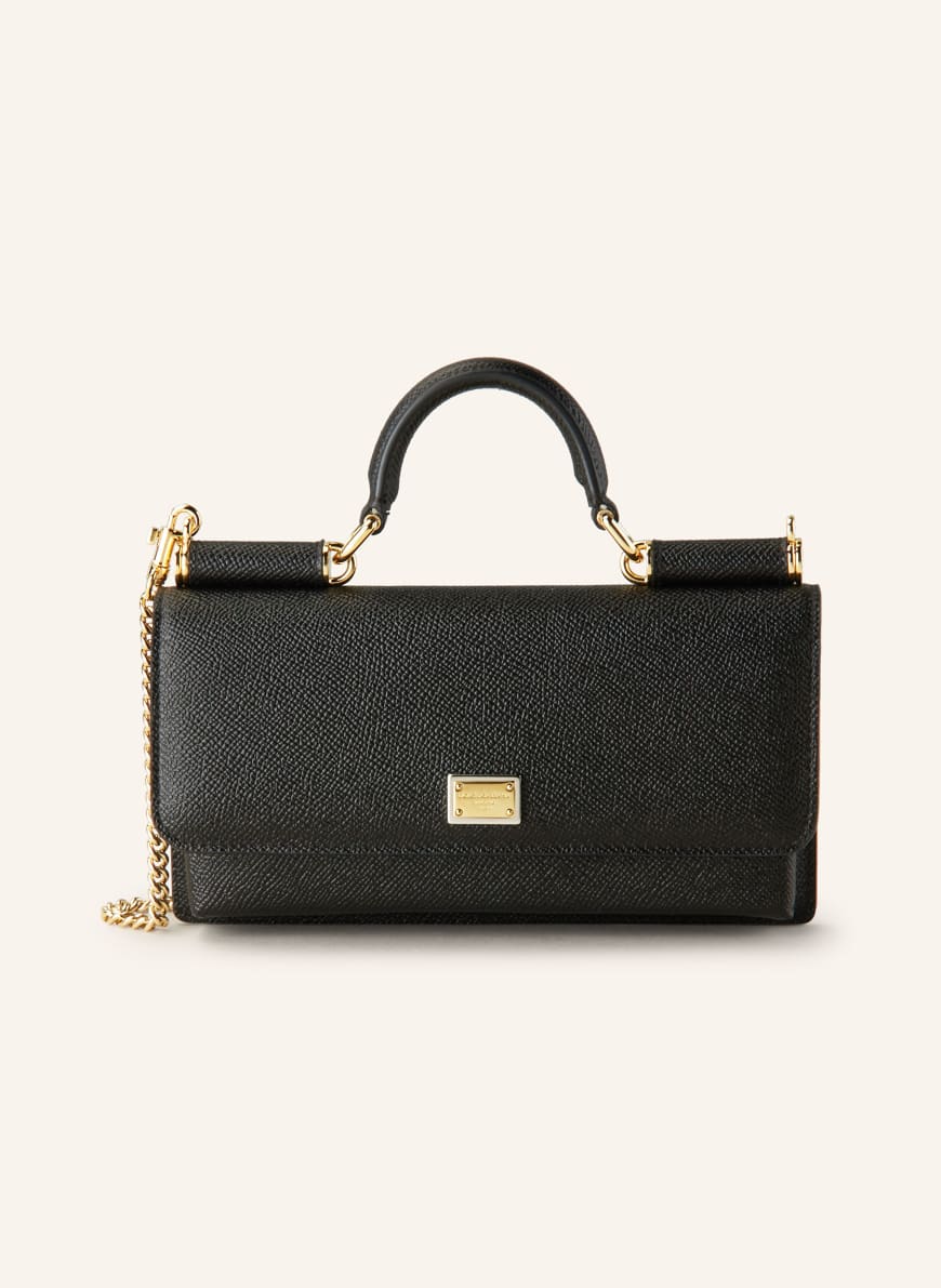 DOLCE & GABBANA Umhängetasche MISS SICILY MINI: SCHWARZ