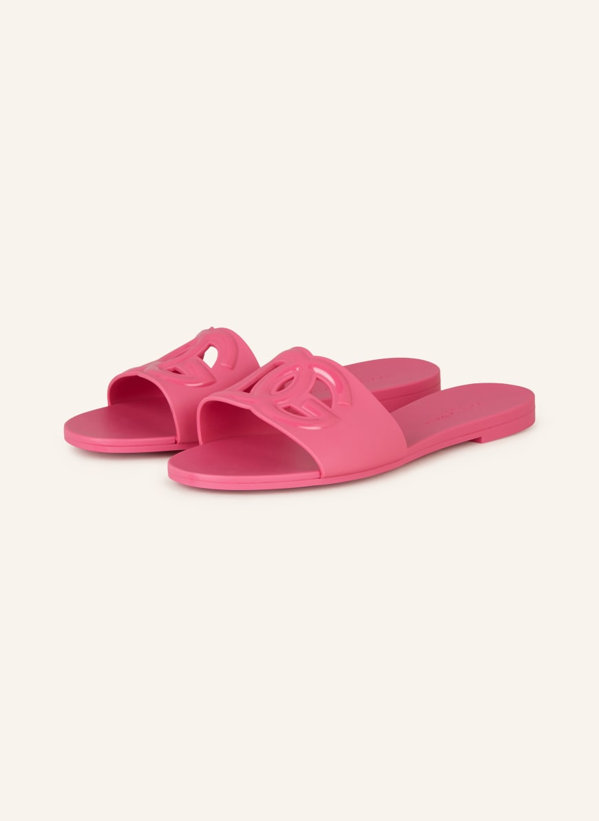 The brand pink cheap slides