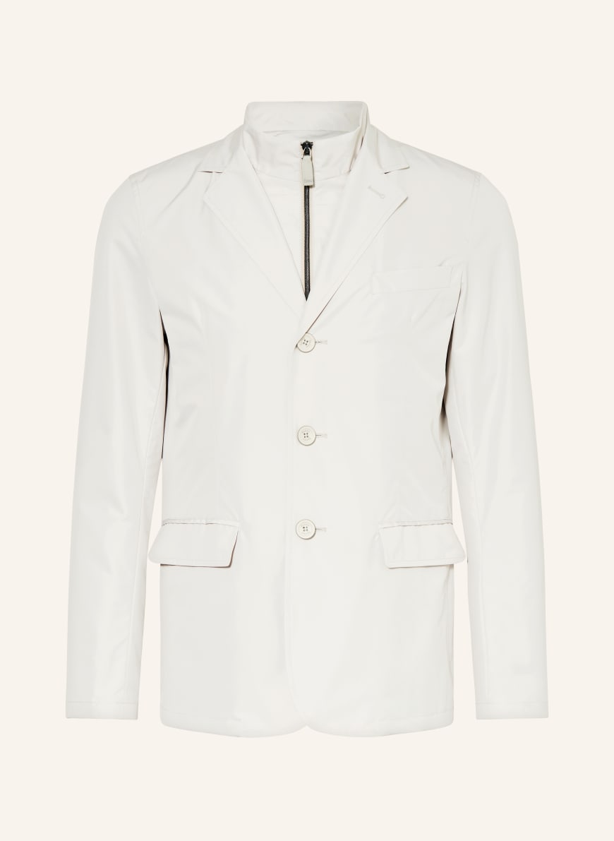 VIP【関税送料無料】希少 HERNO BEIGE BLAZER NEW Herno Luxury Wool Down Coat in Beige Size 42 US 6 #C3058