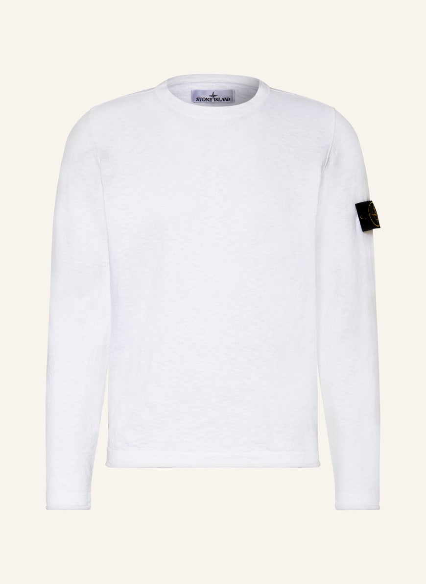 Stone island white sweatshirt shop
