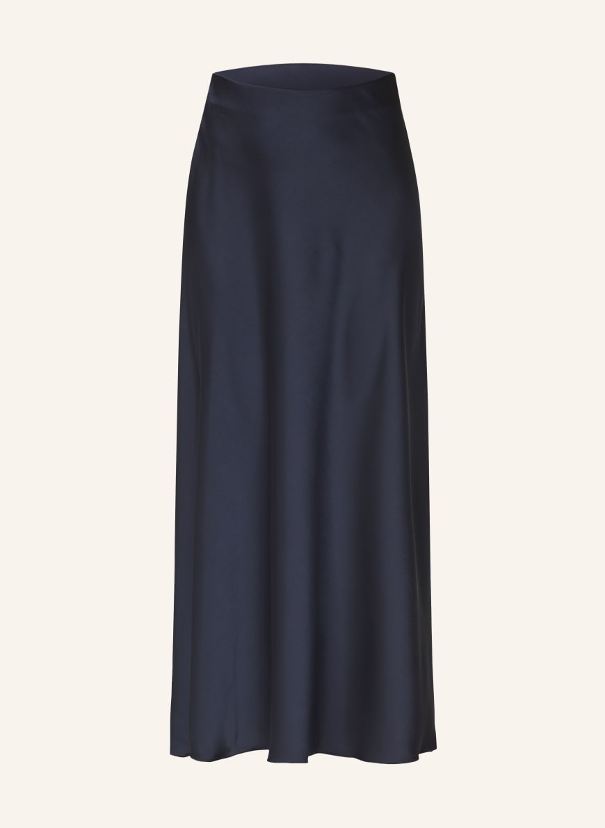 Satin skirt navy cheap