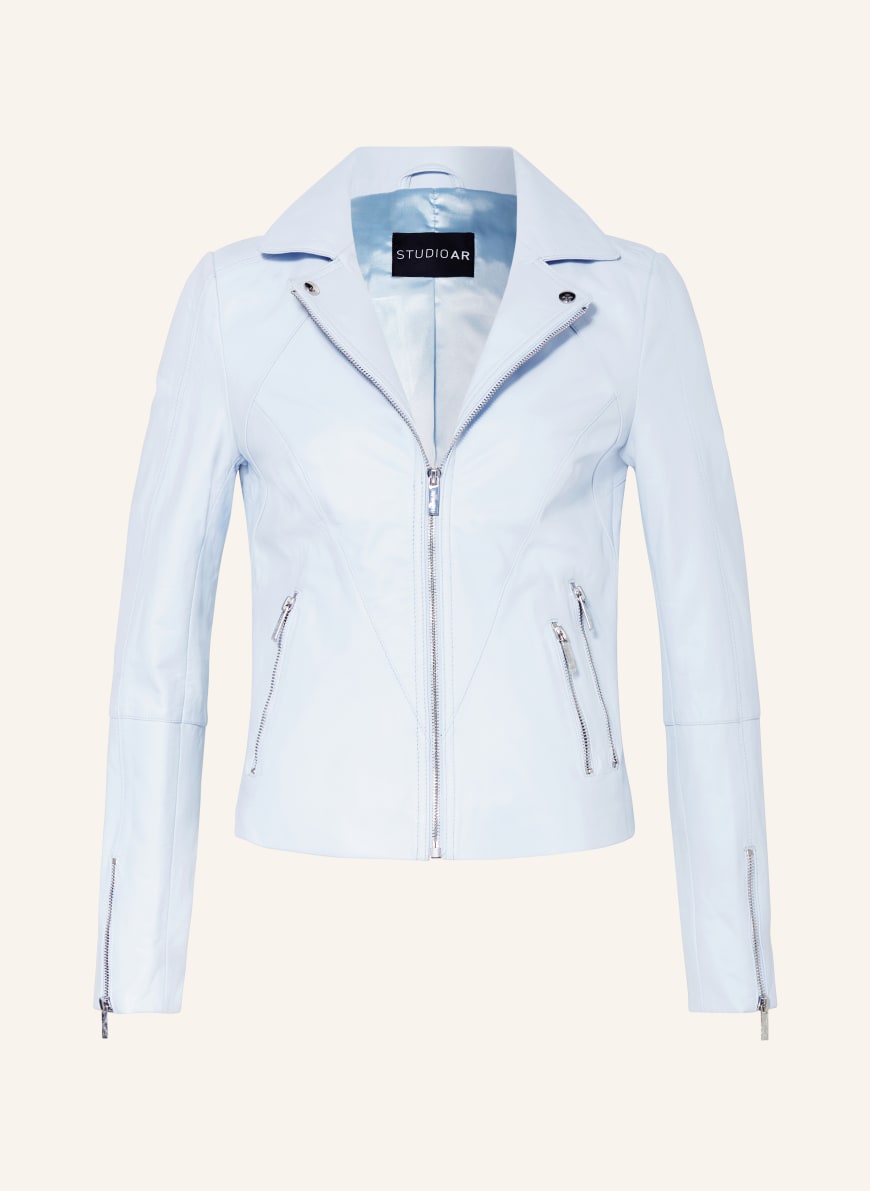 STUDIO AR Leather jacket CHERRY