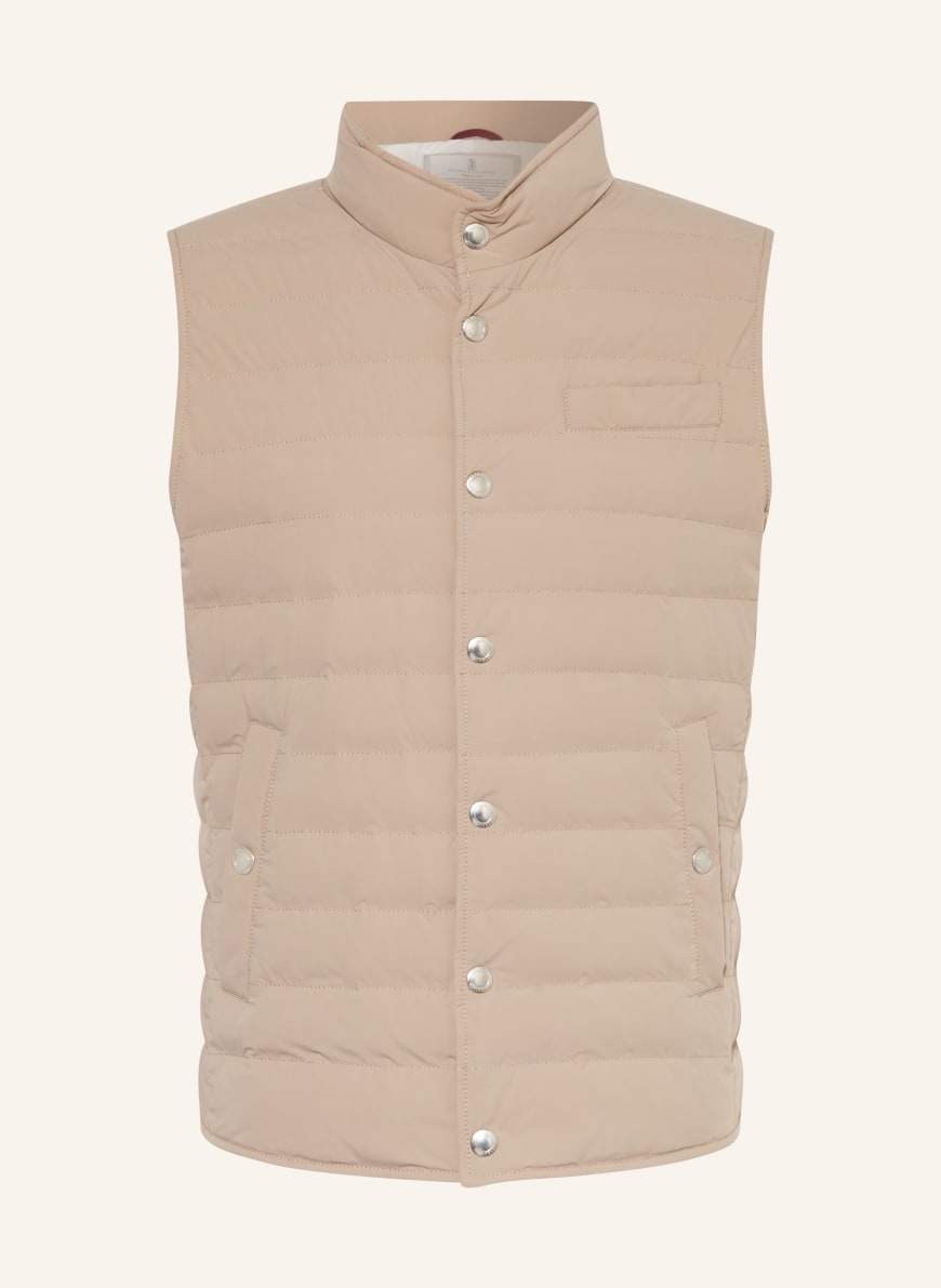 Brunello cucinelli down vest clearance