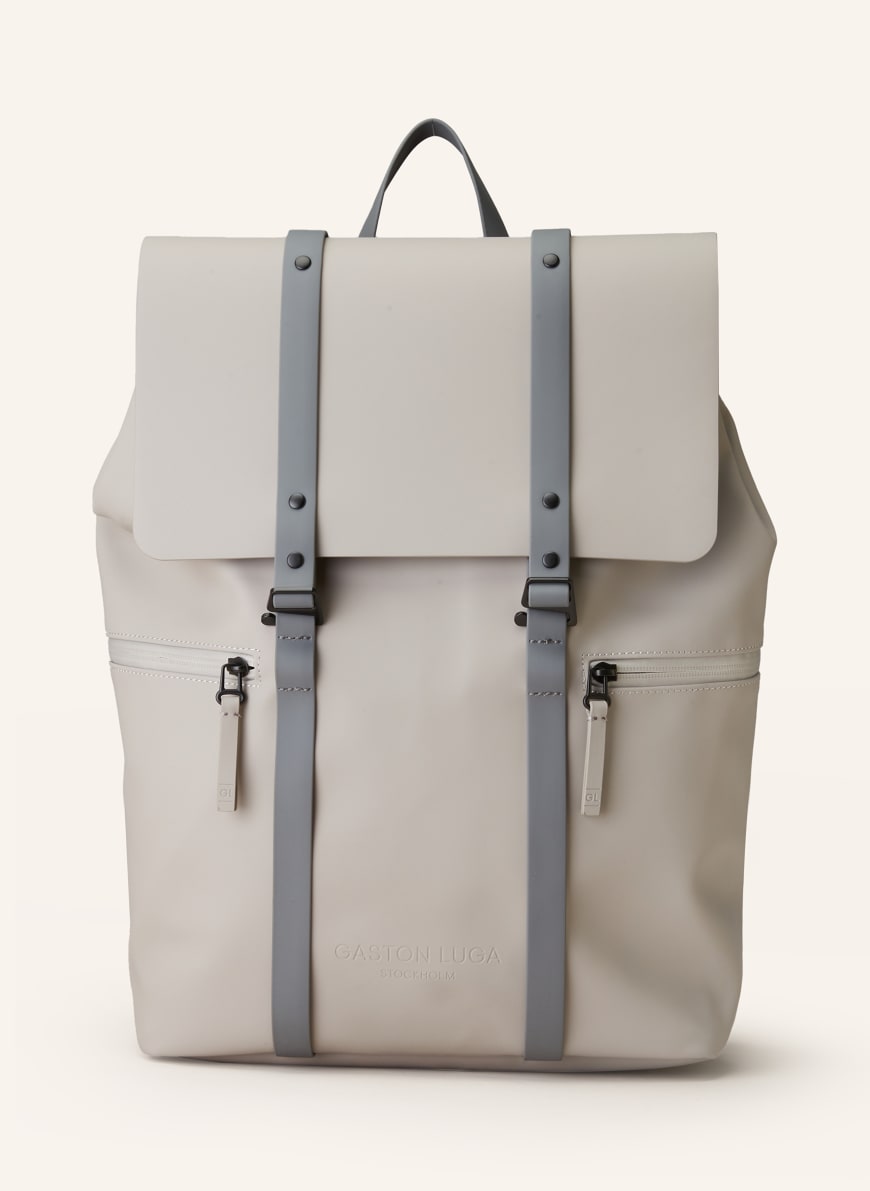 GASTON LUGA Backpack SPLÄSH 14.5 l with laptop compartment in taupe