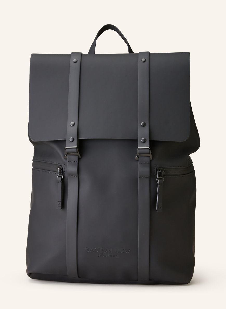 GASTON LUGA Backpack SPLÄSH 14.5 l with laptop compartment in black