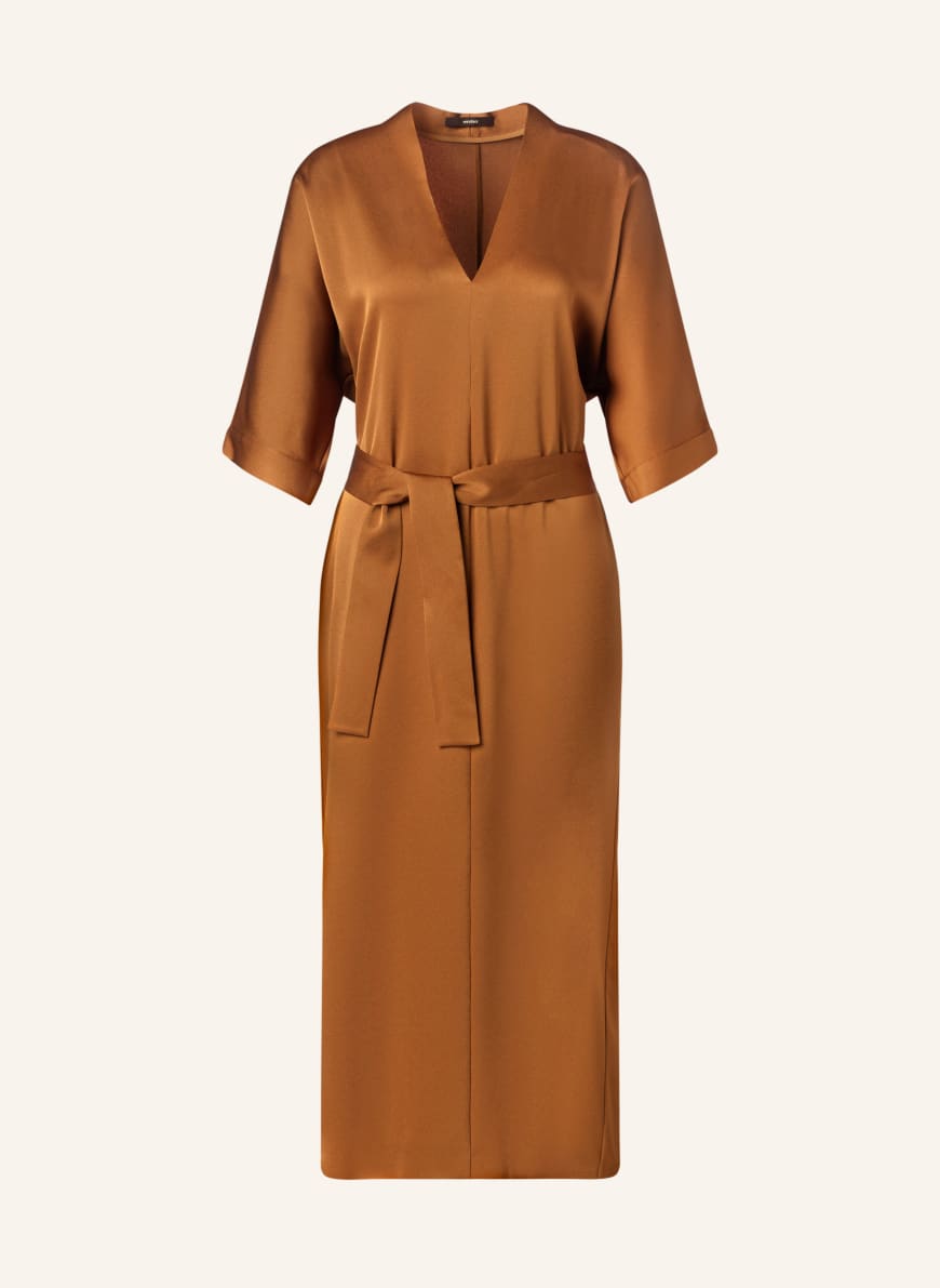windsor. Dress in brown