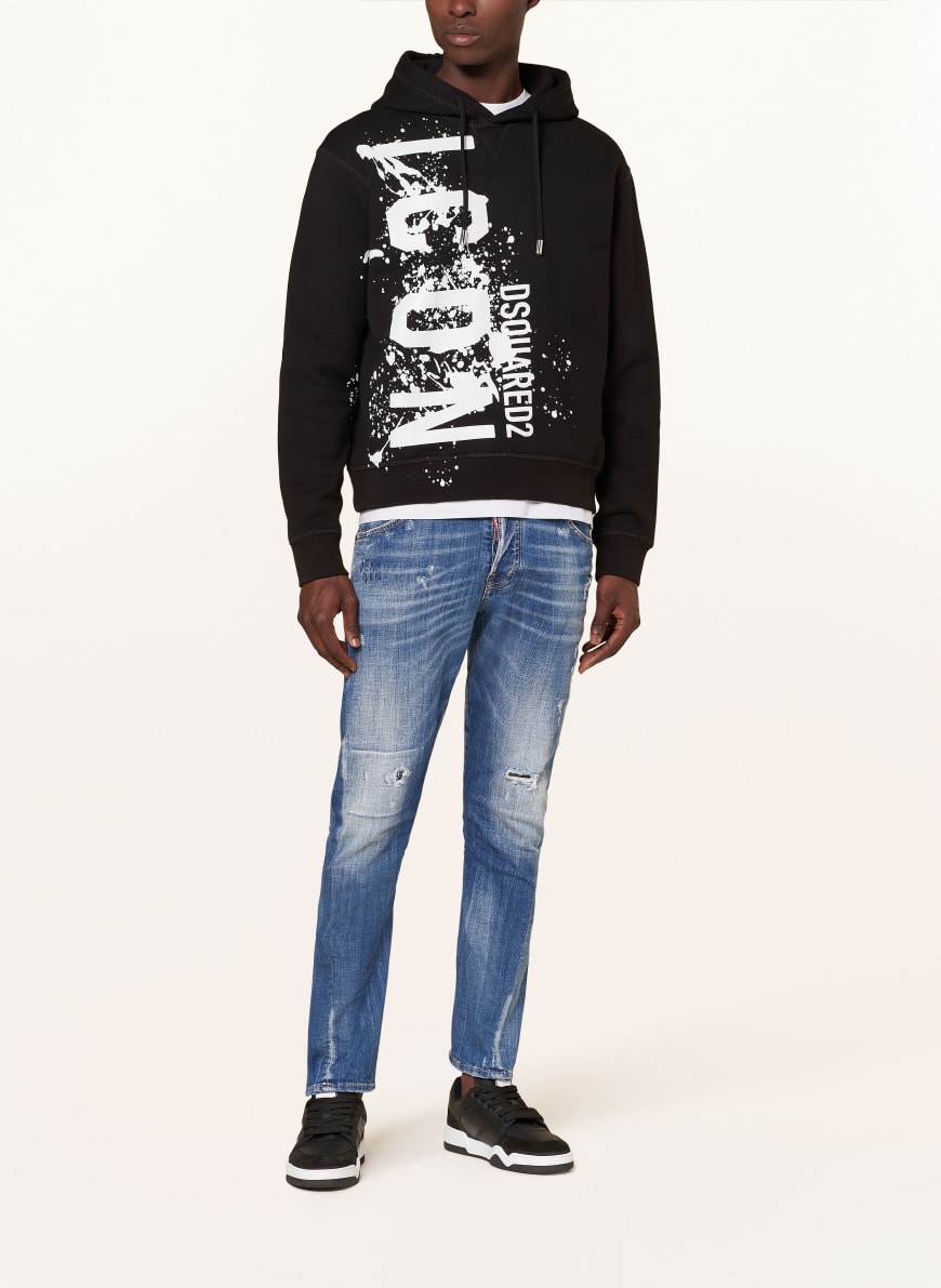 DSQUARED2 Jeans SEXY TWIST Extra Slim Fit in 470 blue navy