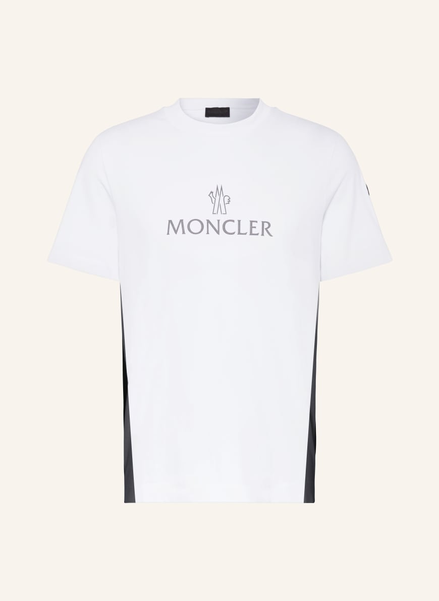MONCLER ホワイト Tシャツ Mサイズ MONCLER T-shirt kolor biały