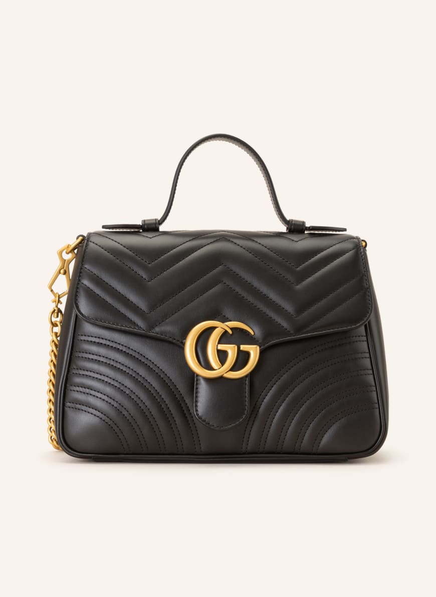 GUCCI Handbag GG MARMONT SMALL, Color: BLACK(Image 1)