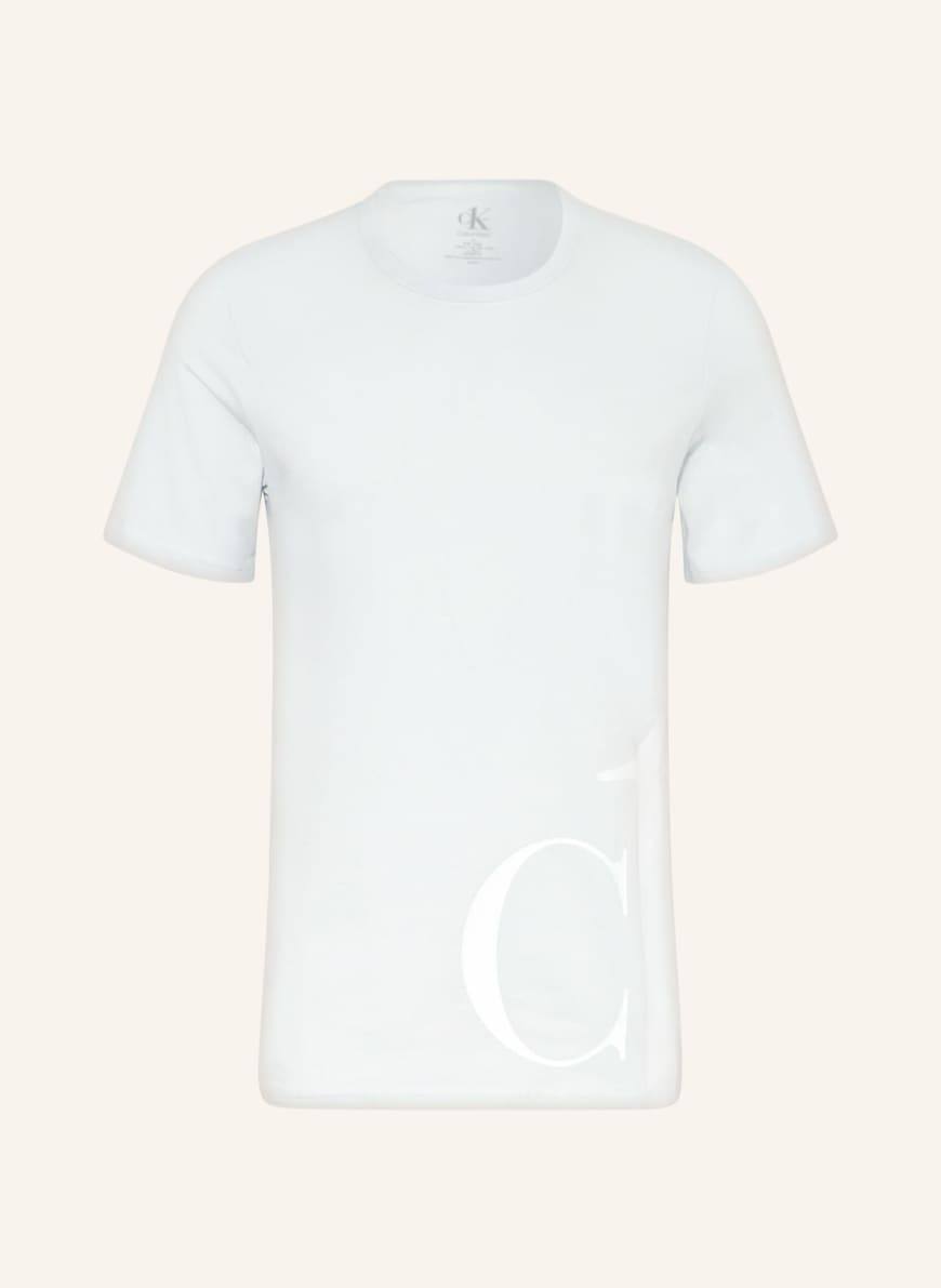 Calvin Klein Schlafshirt CK ONE, Farbe: HELLBLAU/ WEISS(Bild 1)