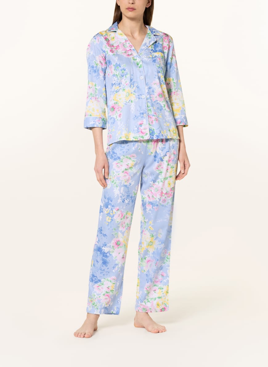 LAUREN RALPH LAUREN Pajamas in light blue/ pink/ yellow | Breuninger