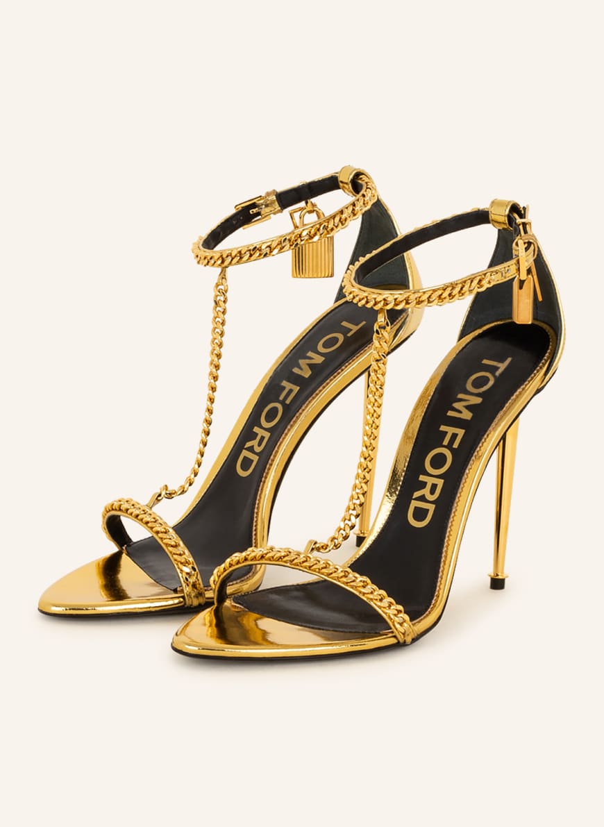 TOM FORD Sandals in gold | Breuninger