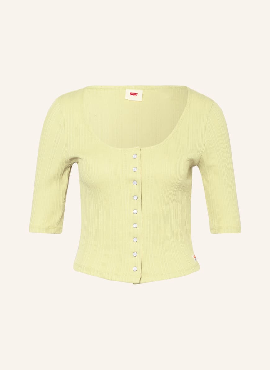 Levi's® Cardigan with 3/4 sleeves, Color: LIGHT GREEN(Image 1)