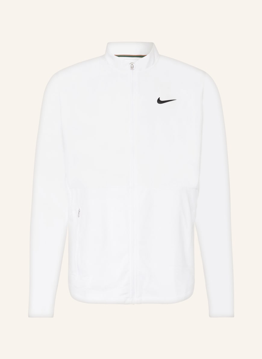Nike Tennis jacket COURT ADVANTAGE with mesh, Color: WHITE(Image 1)