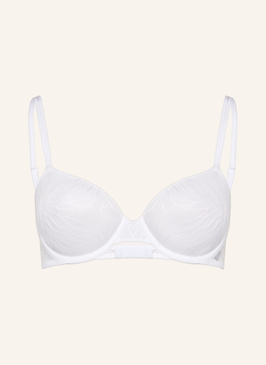 Calvin Klein Molded cup bra SHEER MARQUISETTE in white | Breuninger