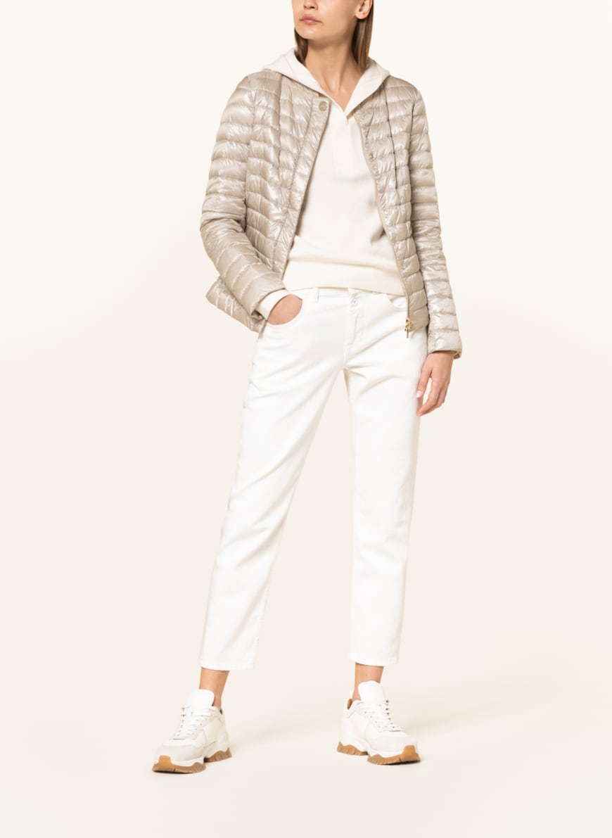 HERNO Lightweight down jacket in beige