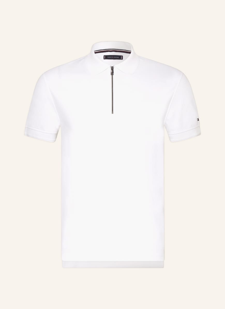 TOMMY HILFIGER Jersey-Poloshirt Slim Fit, Farbe: WEISS(Bild 1)