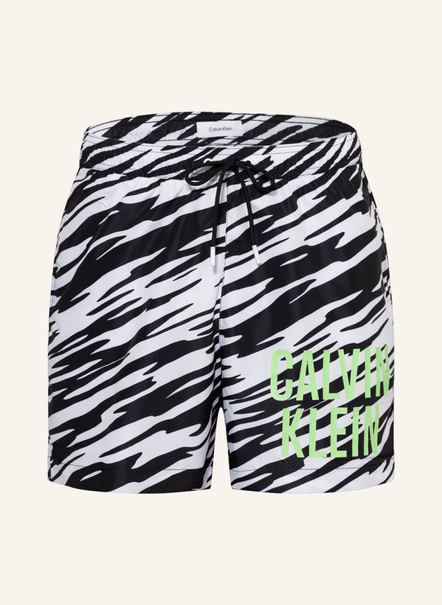 Calvin Klein Koupací šortky INTENSE POWER, Barva: ČERNÁ/ BÍLÁ(Obrázek 1)