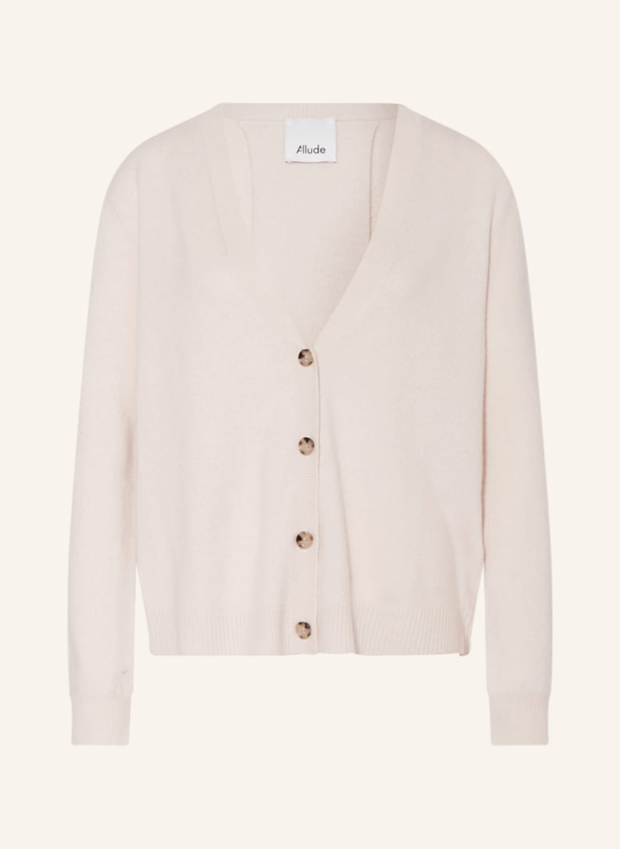 ALLUDE Cardigan with cashmere, Color: CREAM(Image 1)