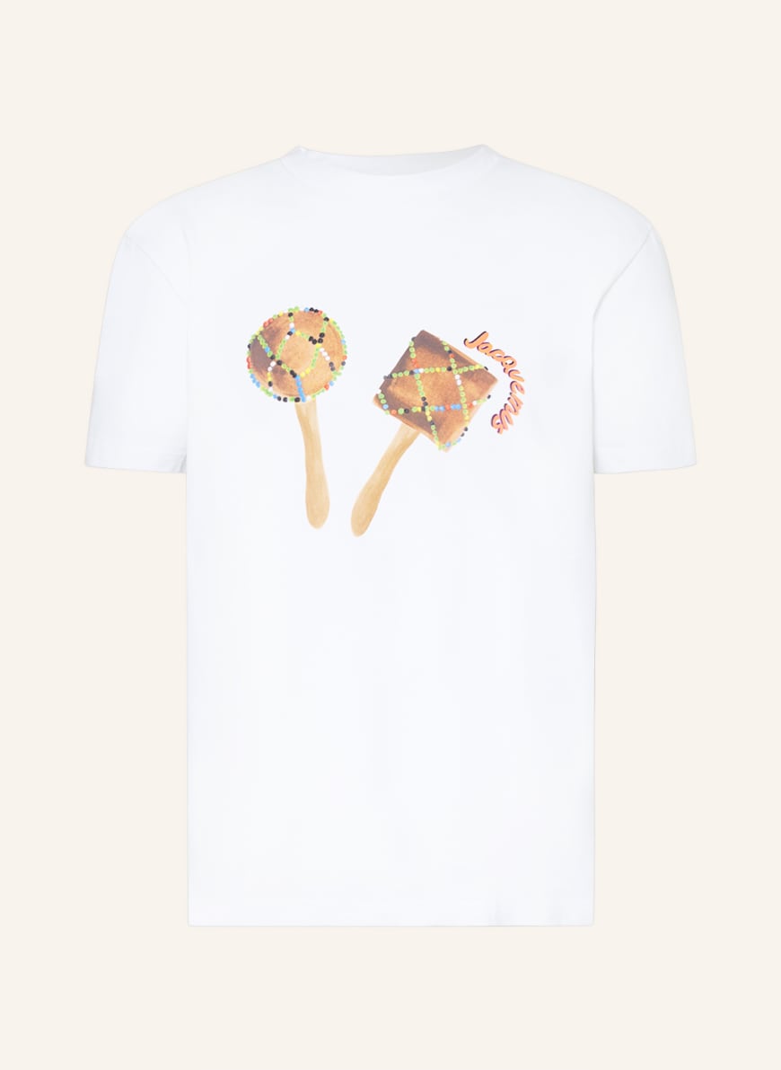 JACQUEMUS T-shirt LE TSHIRT MARACA, Color: WHITE(Image 1)