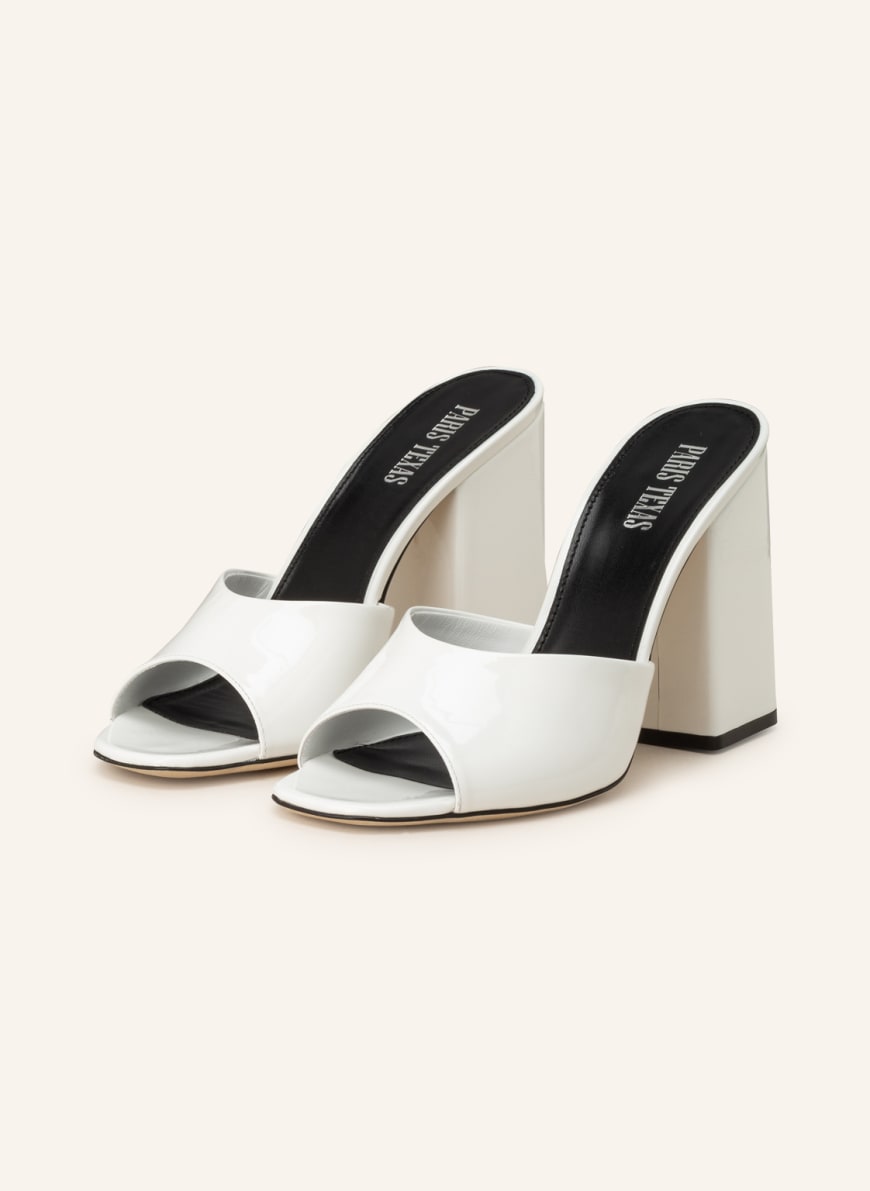 PARIS TEXAS Mules ANJA, Farbe: WEISS(Bild 1)