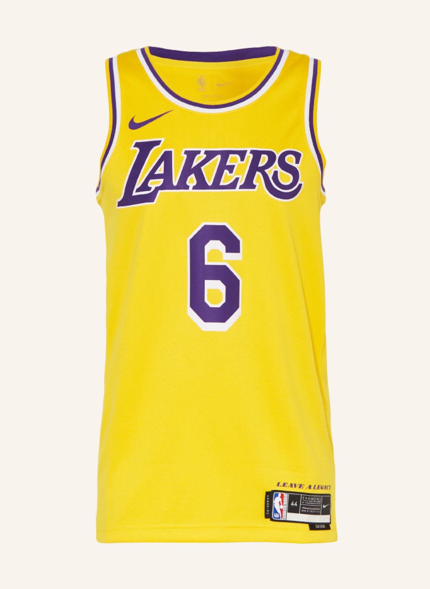 Nike Basketball jersey DRIFIT SWINGMAN in yellow/ dark purple Breuninger