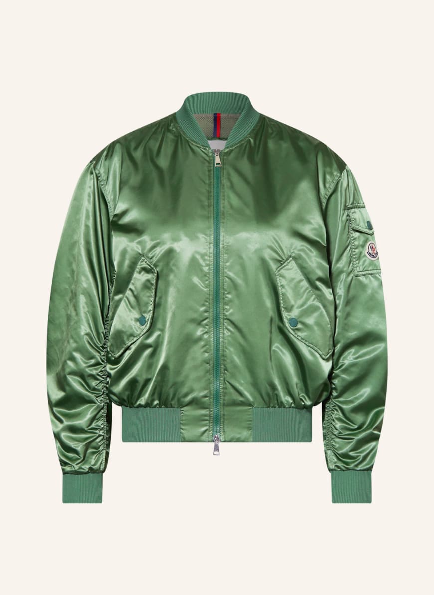【24SS NEW】MONCLER_woman / Ter ボンバージャケット / Green Moncler Ter Bomber Jacket in Green | FWRD