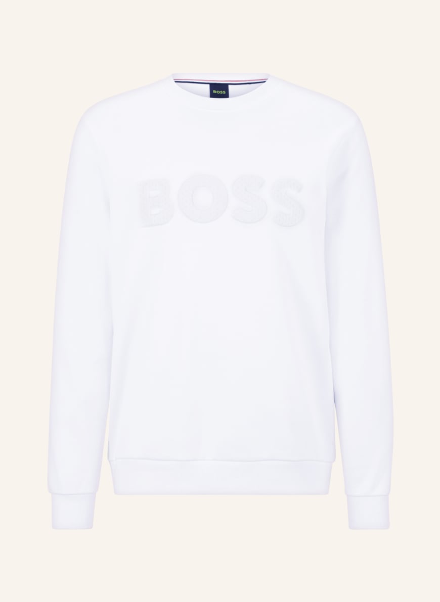white hugo boss sweater