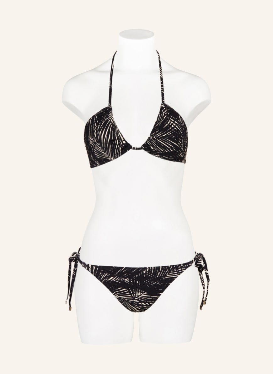 MICHAEL KORS Triangle bikini top SONORA PALM in black/ white | Breuninger