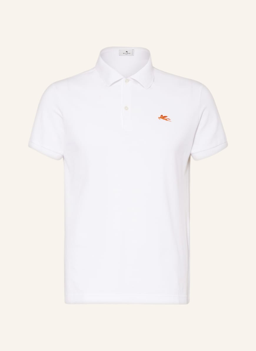 ETRO Piqué polo shirt , Color: WHITE(Image 1)