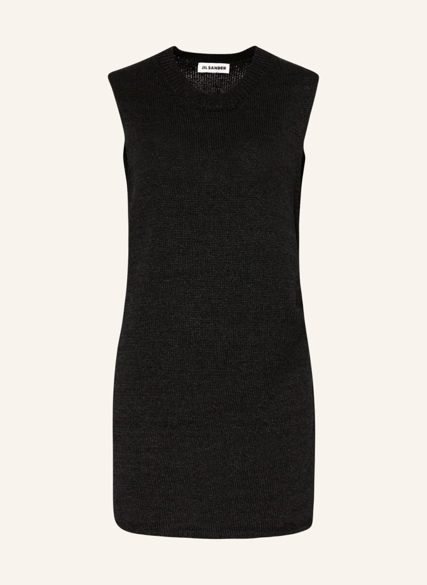 JIL SANDER Knit top in black