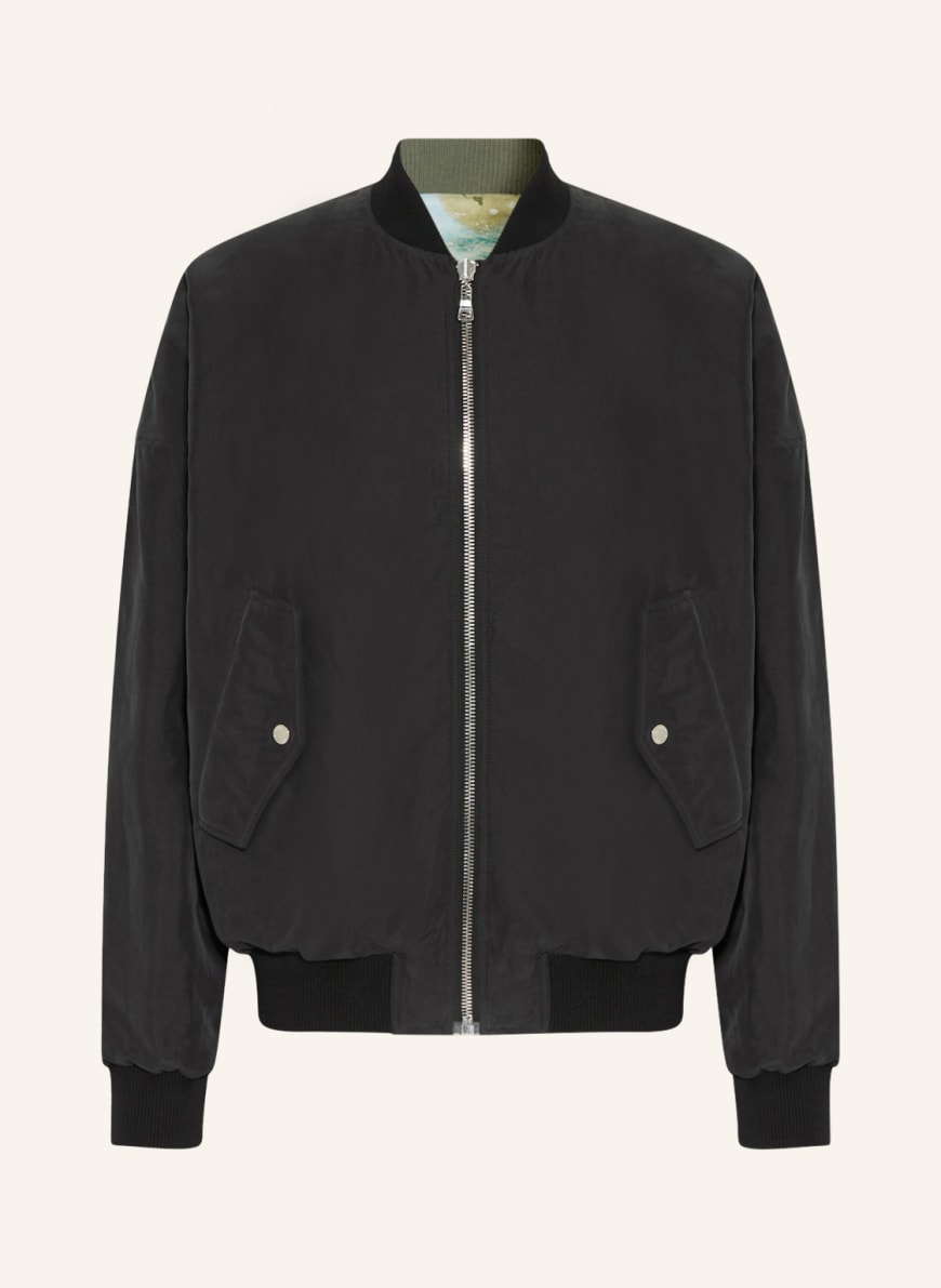 BALMAIN Reversible bomber jacket in black/ dark green/ cream | Breuninger