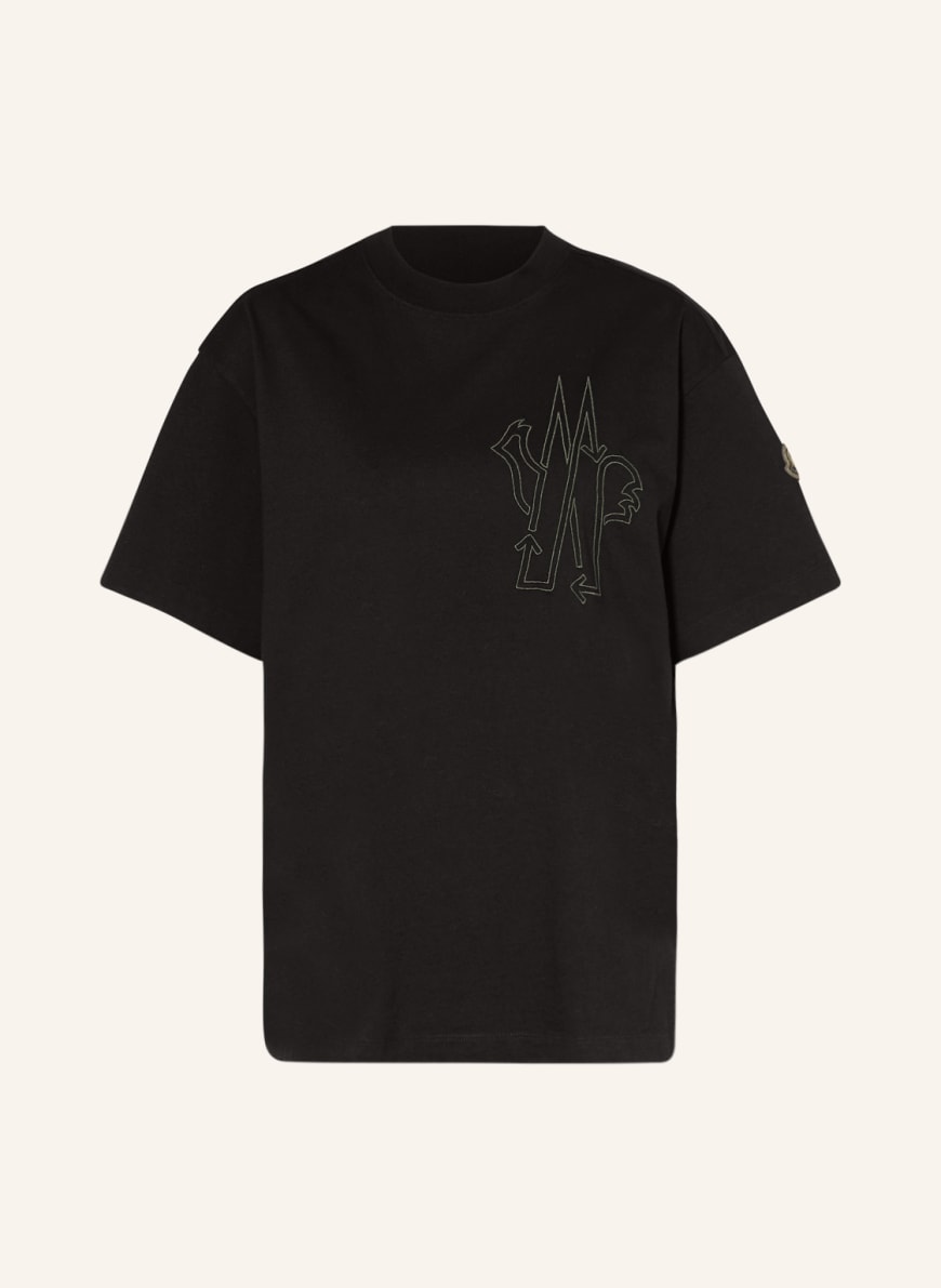 MONCLER T shirt MAGLIA in black