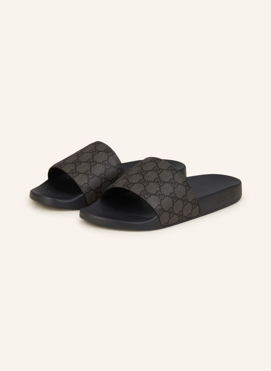 GUCCI Slides in 8713 grey black