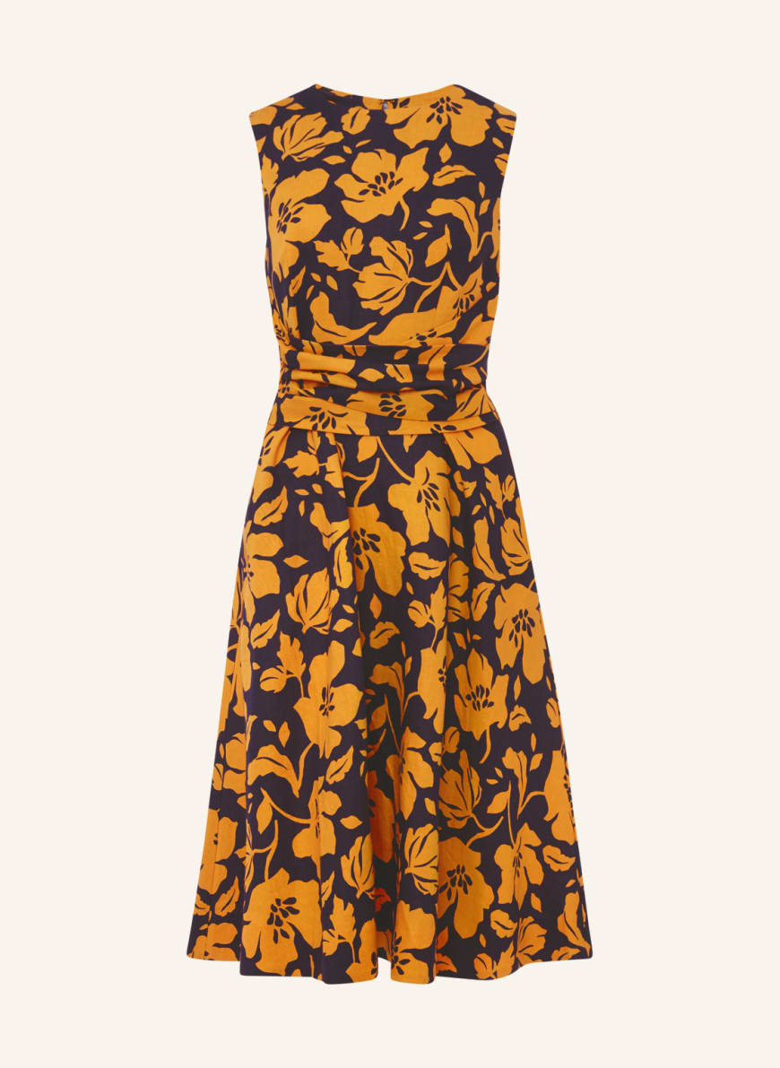 HOBBS Linen dress TWITCHILL in dark orange/ dark blue | Breuninger