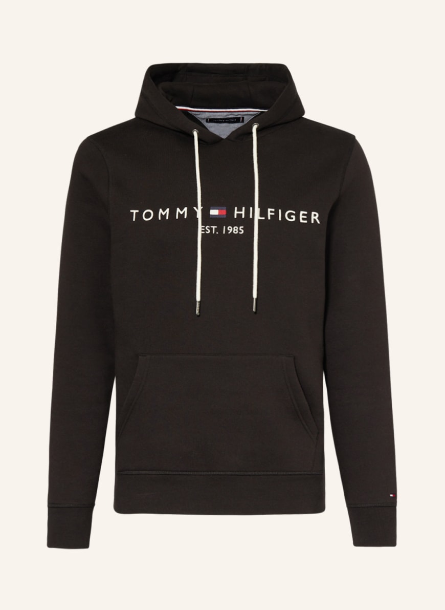 TOMMY HILFIGER Hoodie in schwarz