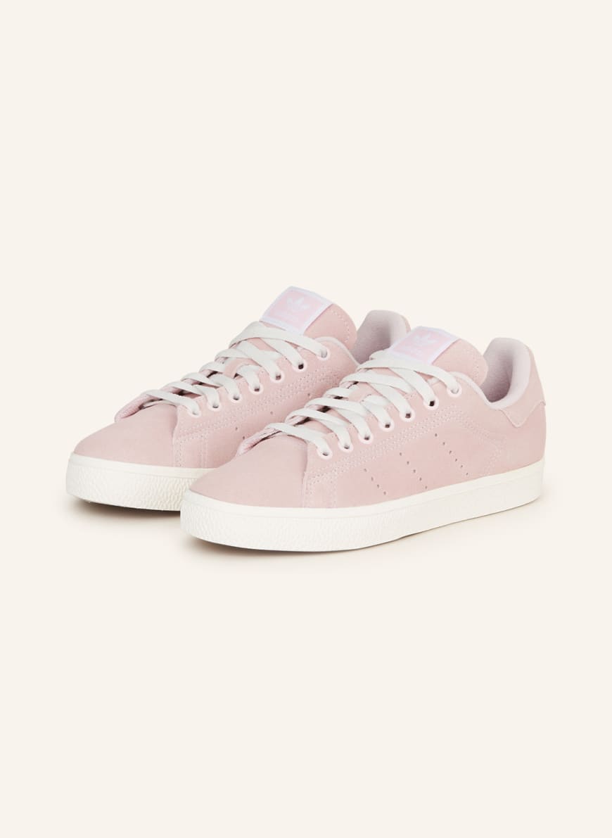 Adidas originals stan smith nuud nubuck sneakers in pink discount