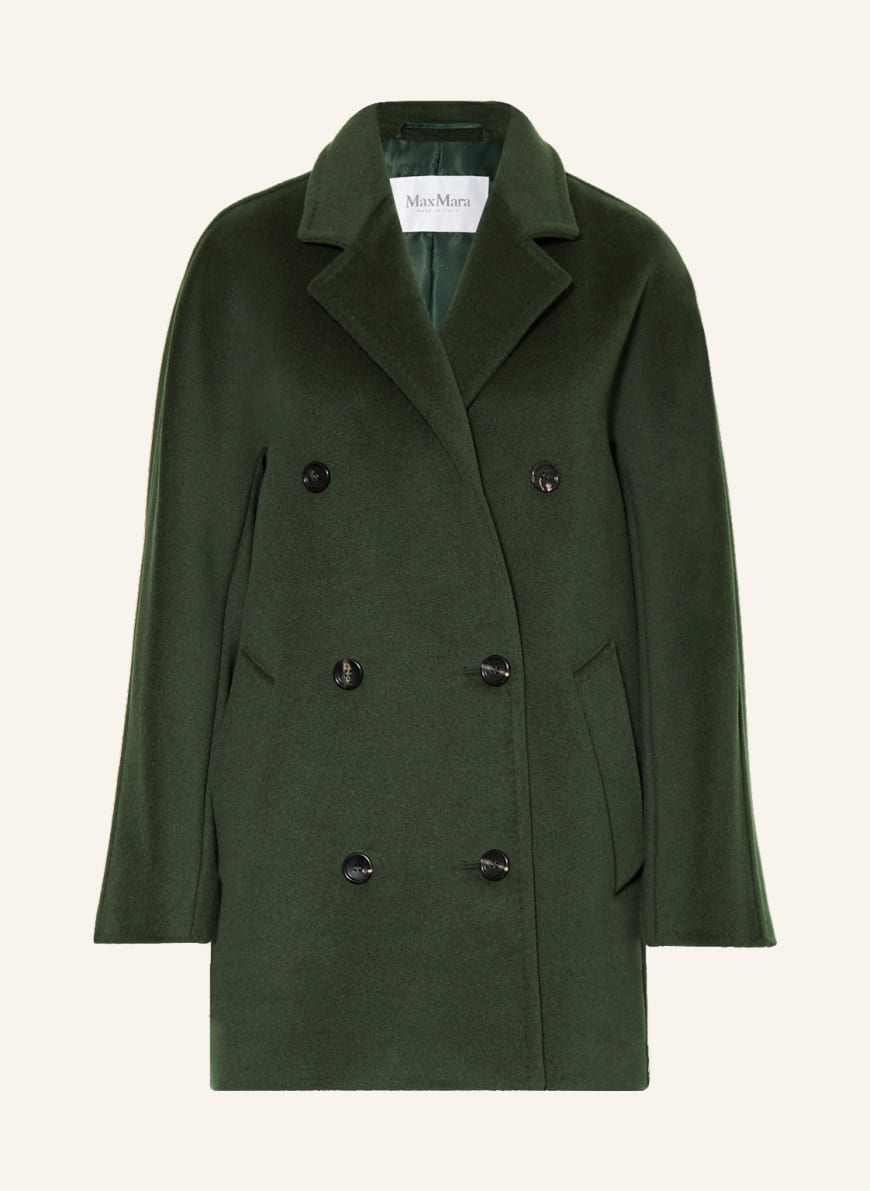 Max mara green coat shop