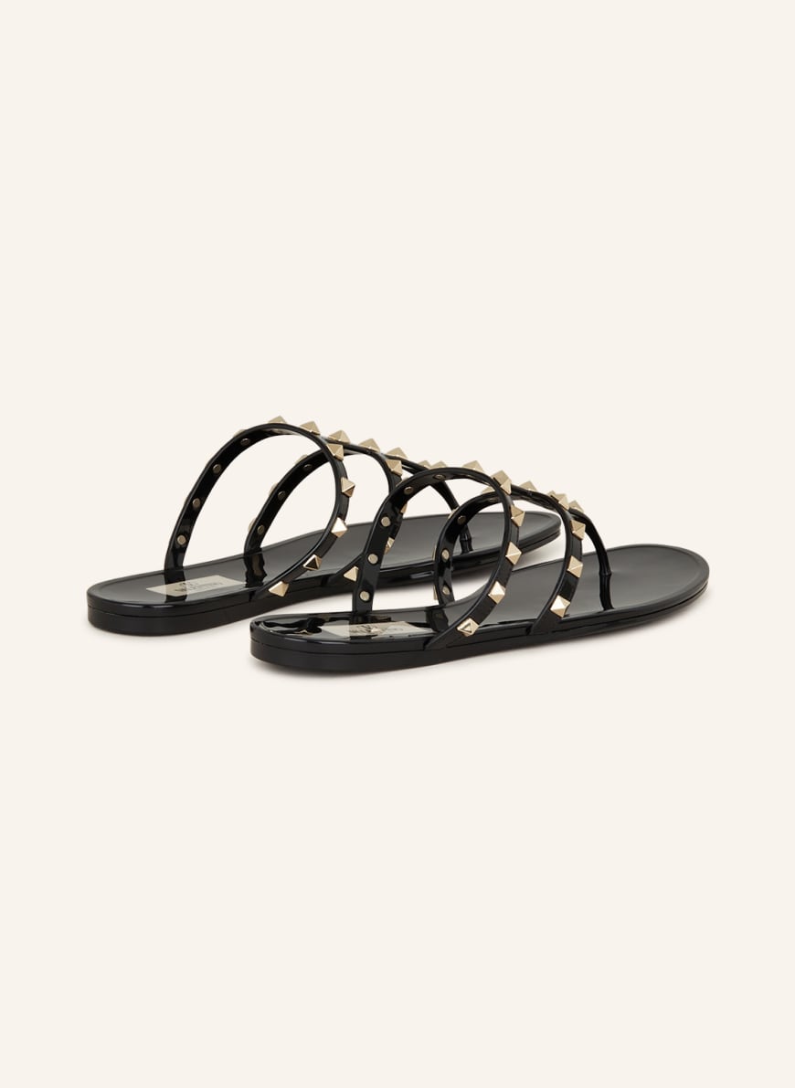 Valentino rockstud jelly flip discount flops