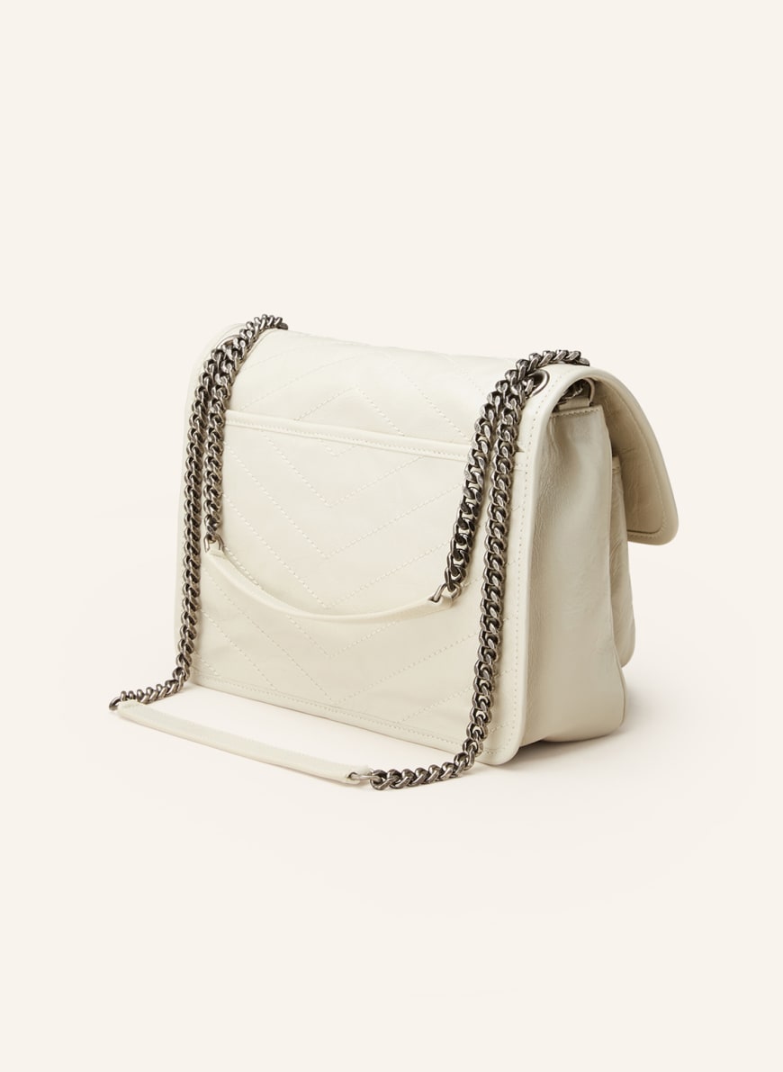 SAINT LAURENT Handtasche NIKI MEDIUM in creme