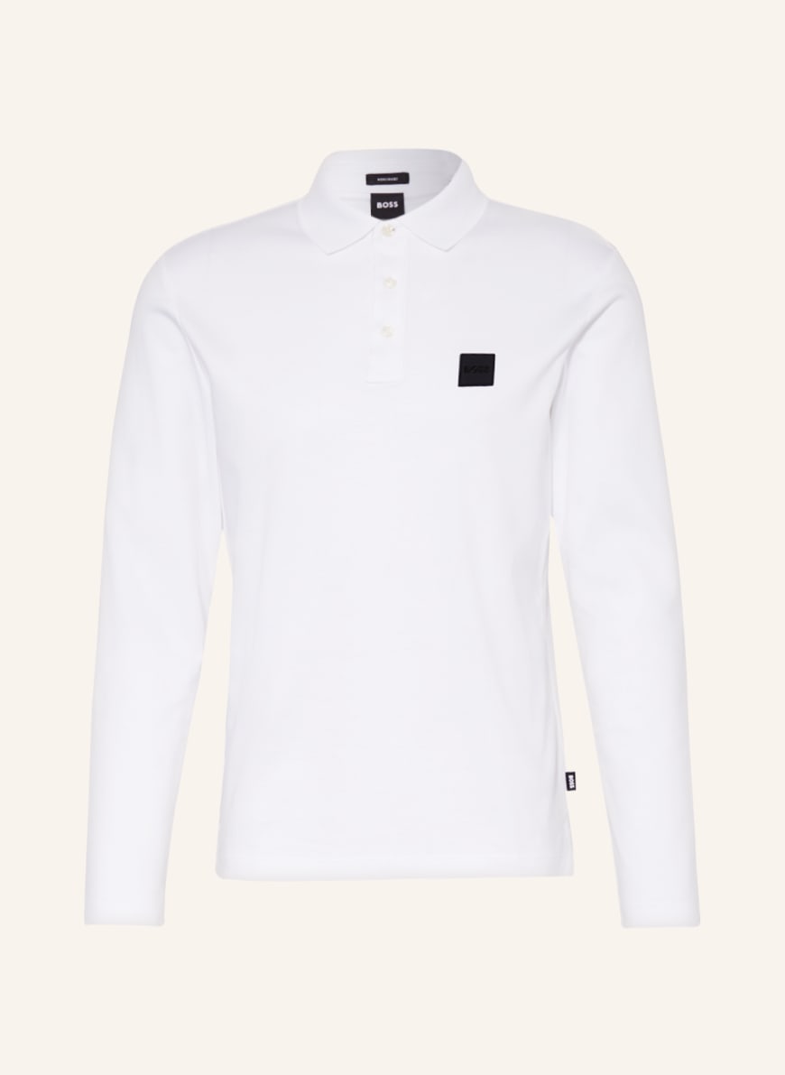 BOSS Jersey polo shirt PADO in white