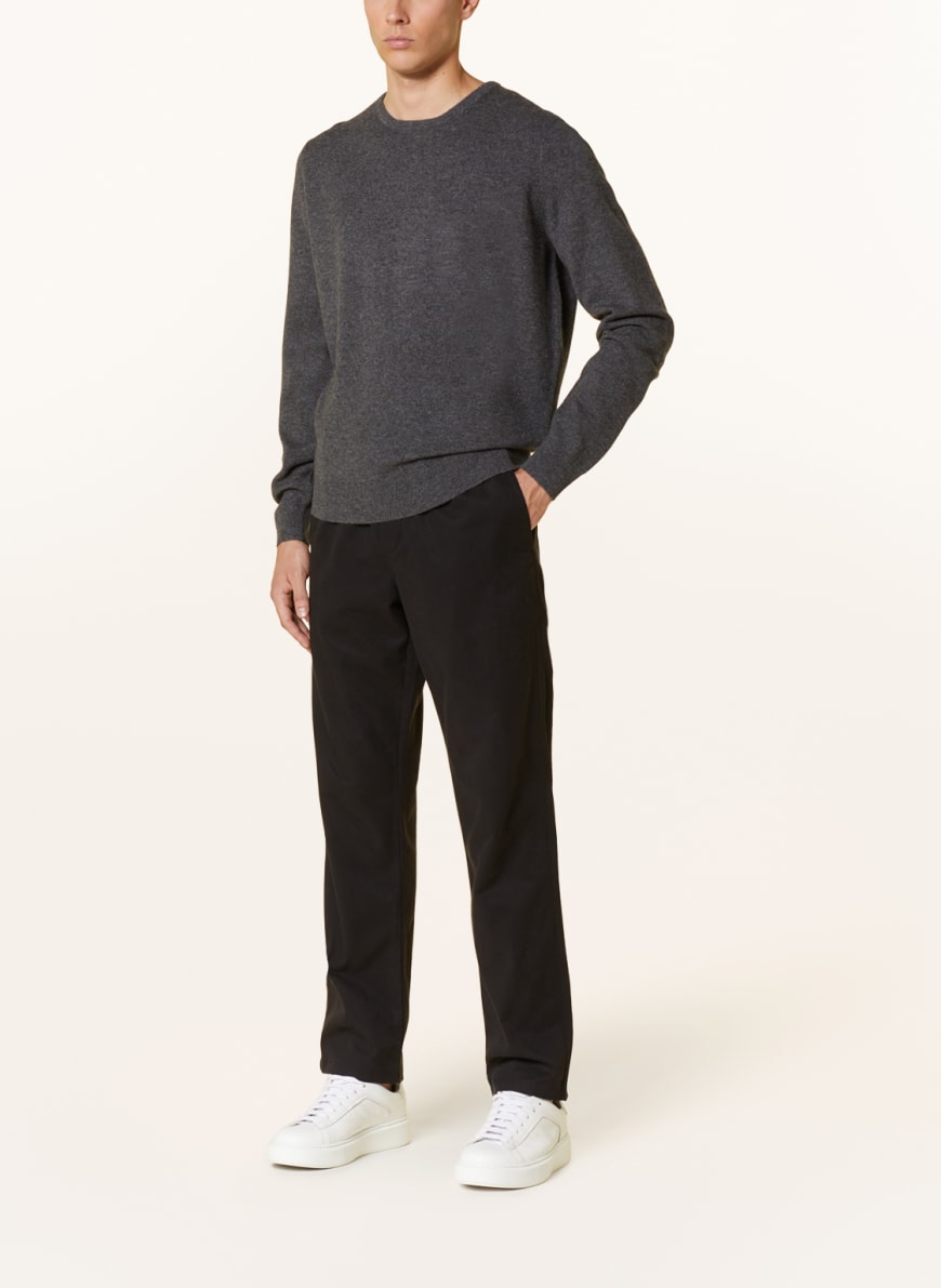 Wool-Cashmere Relaxed Crew Neck Sweater, 41% OFF
