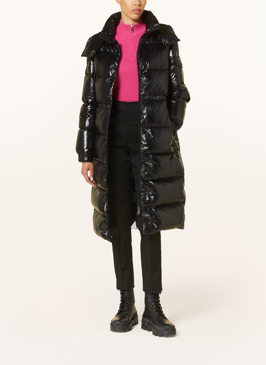 『MONCLER』Cavettaz Long Down Jacket★Black★Straight Fit★ MONCLER Cavettaz Long Down Jacket I20931C0002968950034