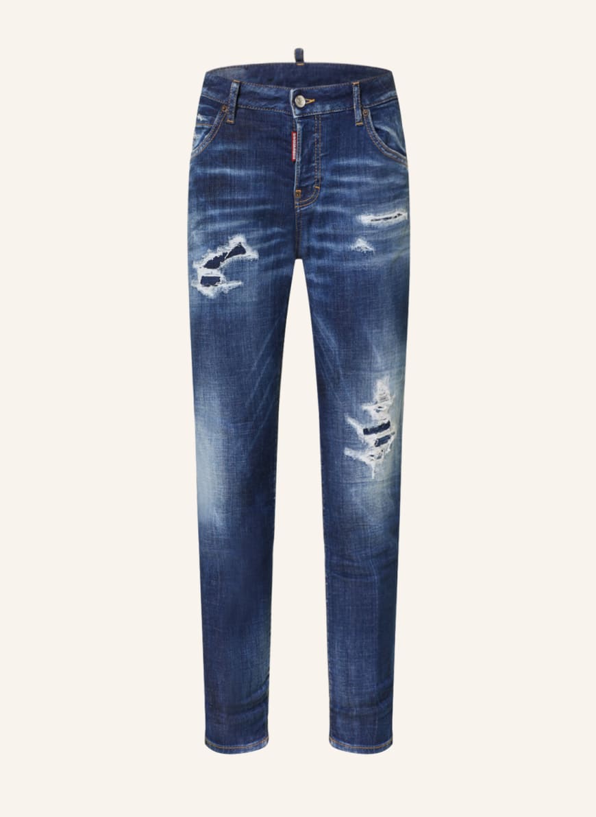 DSQUARED2 7 8 jeans COOL GIRL in 470 navy blue