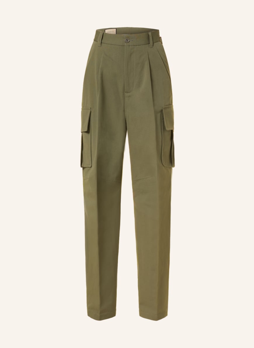 GUCCI Cargo pants in olive