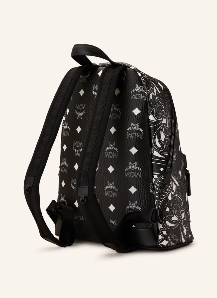MCM Backpack STARK in black white