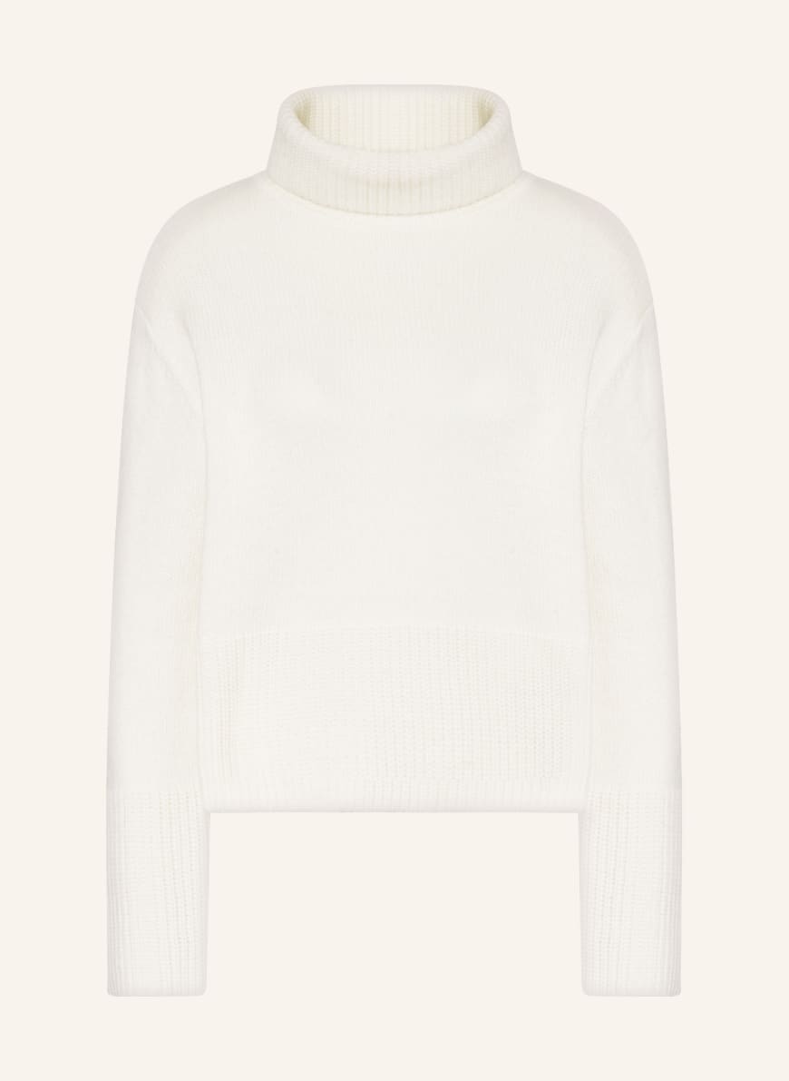 Ribbed White Turtleneck